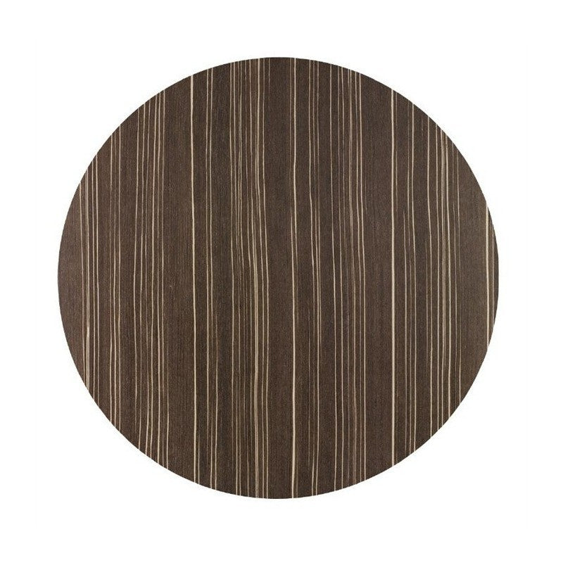 Mesa ARNO, negra, base de 72 cms y tapa de 70 cms. Color a elegir, Tableros de 70 cms: WERZALIT ALEMANIA - SAFARI BROWN 76