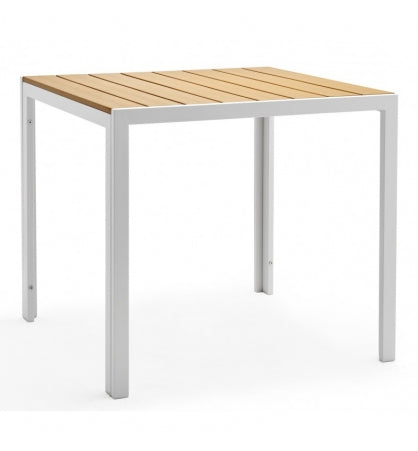Mesa Gardenia tablero polywood moderna
