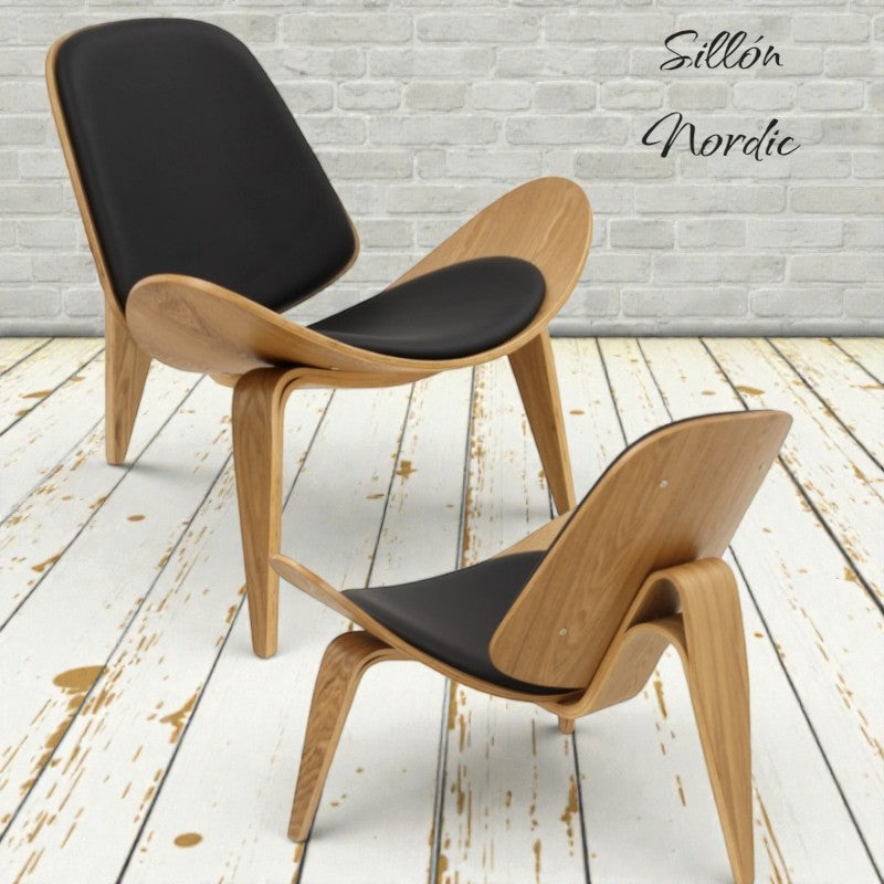 Sillón Nordic fresno madera