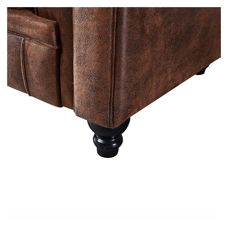 Sofá CHESTER, 3 plazas, similpiel vintage