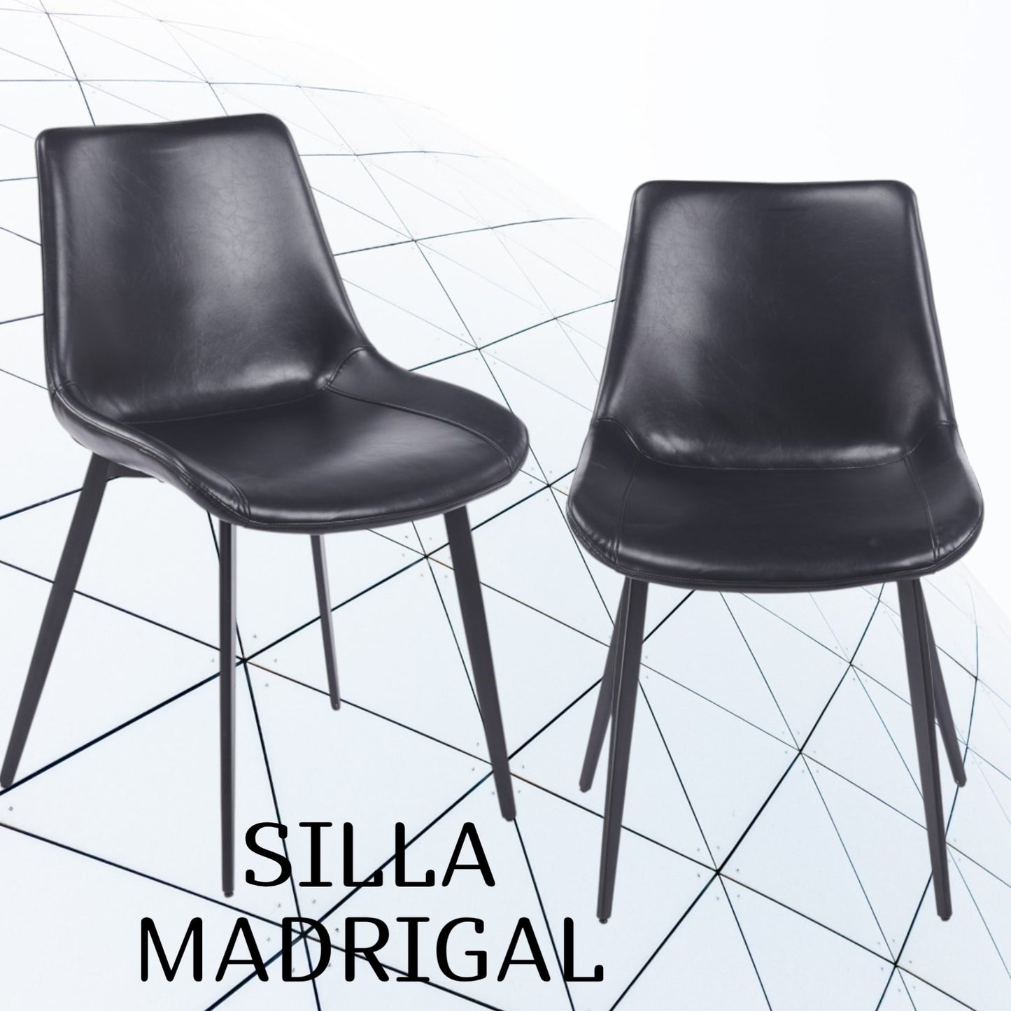 SILLA MADRIGAL COLOR NEGRO NOVEDAD