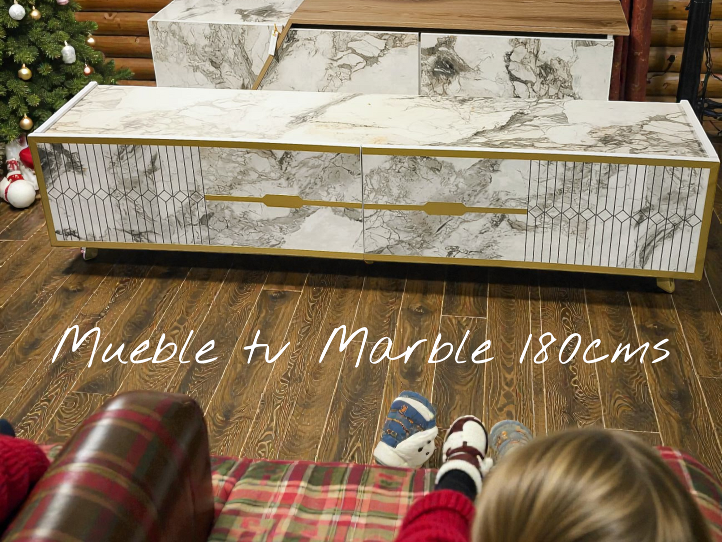 Mueble modular efecto mármol 180 cms