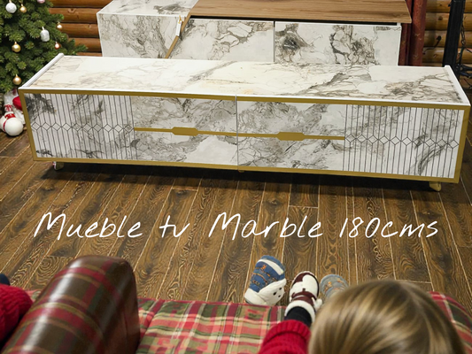 Mueble modular efecto mármol 180 cms