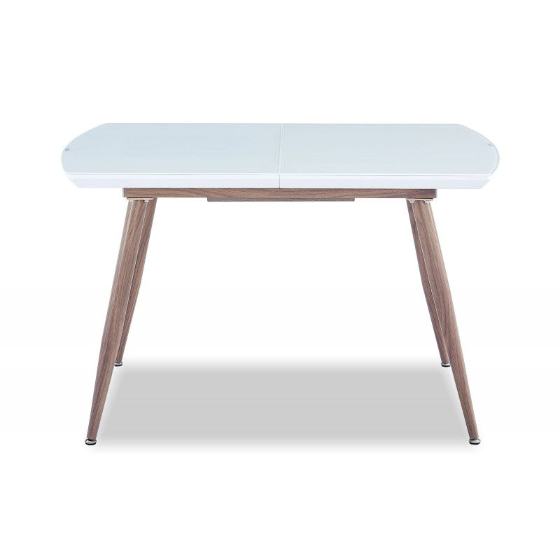 Mesa SOHAL, extensible, metal, madera, cristal,140 ~ 180x80 cms