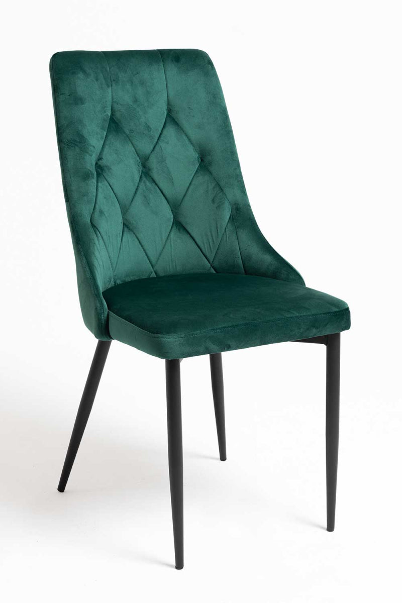 SILLA DESIGN MAS TERCIOPELO GRIS O VERDE
