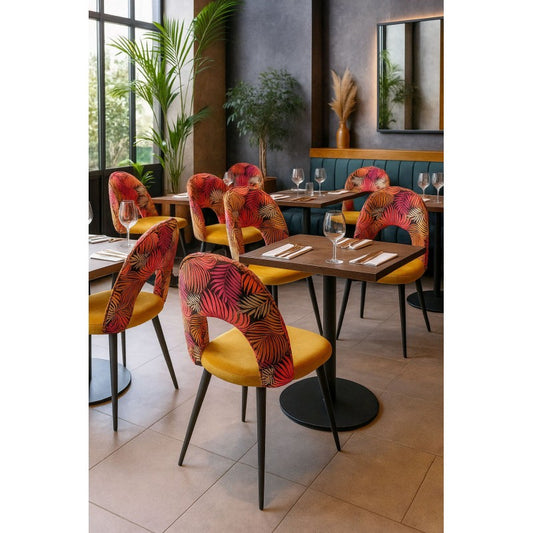 Silla Orquidea tapizados velvet