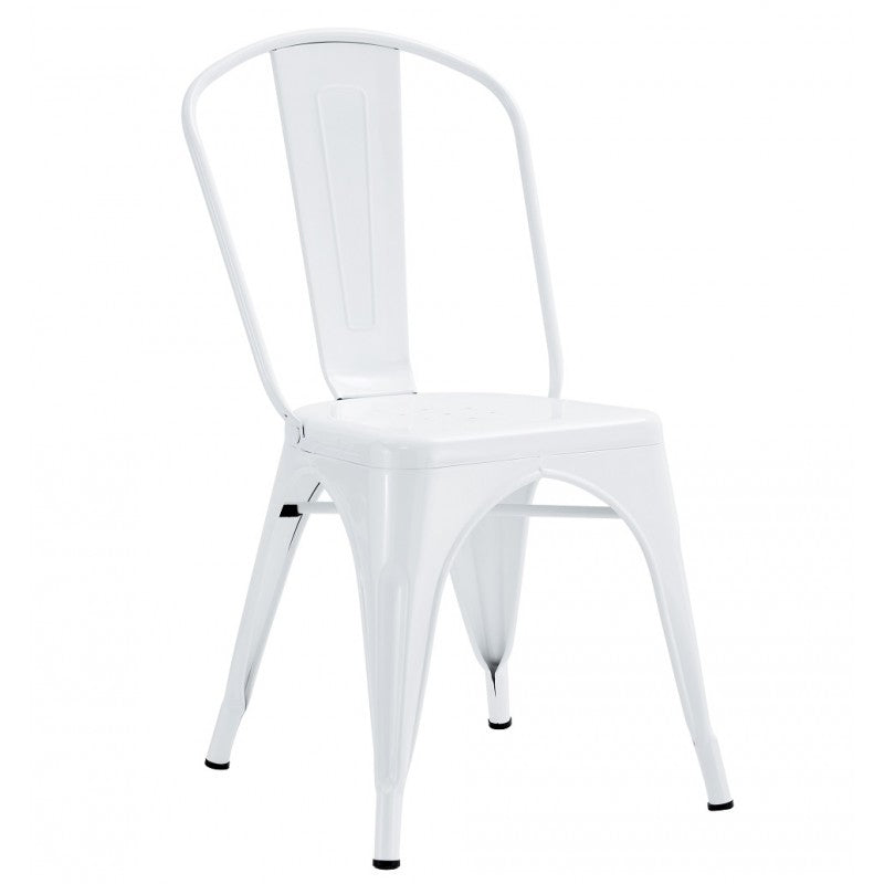 Silla TOL EK LIMITED, acero, blanca