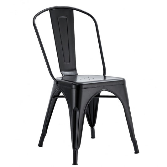 Silla TOL EK LIMITED, acero, negra