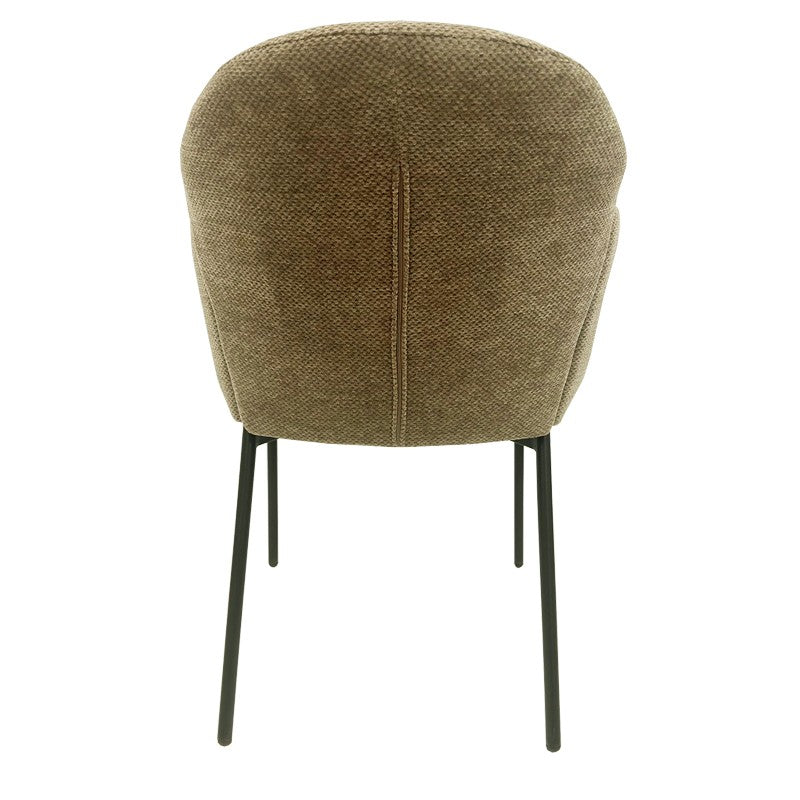 SILLON GIORGIA TAPIZADO CHENILLA VERDE O BEIG