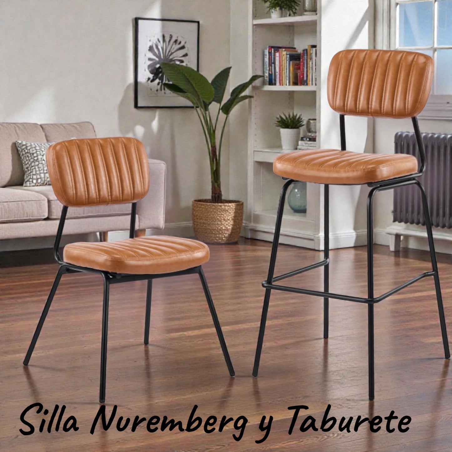 TABURETE NUREMBERG TAPIZADO