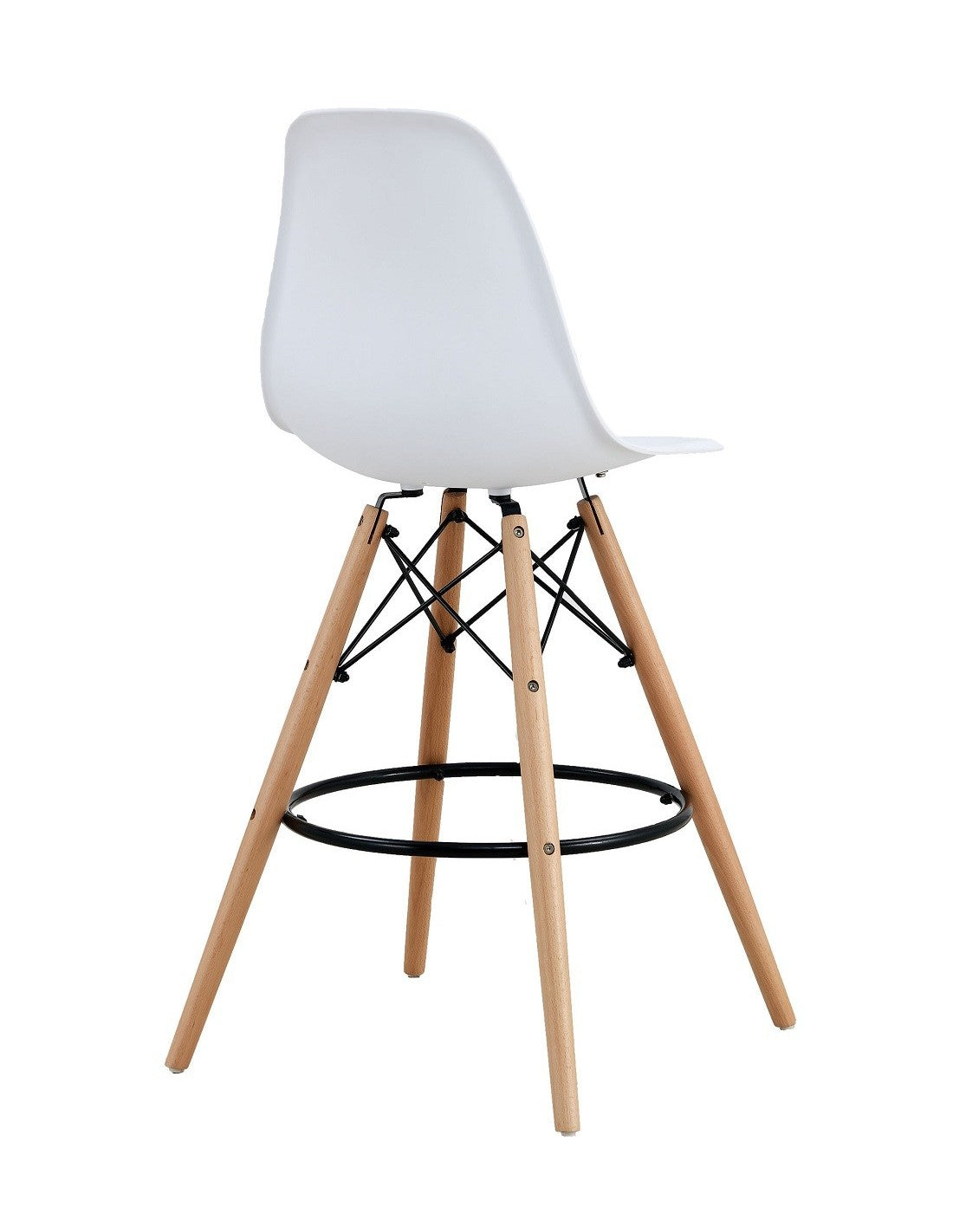 Taburete STAR (SU), madera, carcasa blanca