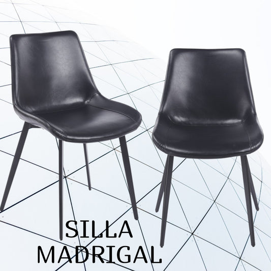 SILLA MADRIGAL COLOR NEGRO NOVEDAD